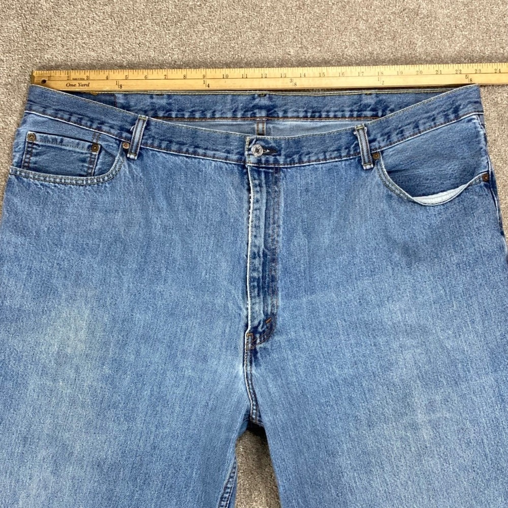 Levis 560 Comfort Fit Tapered Leg Jeans Mens Sz 48x32 Blue Classic Rugged Denim - Picture 6 of 16